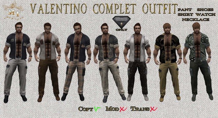 Valentino Inca complet outfit