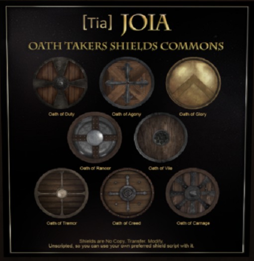 [Tia] Oath of Vile Shield - COMMON (Boxed)