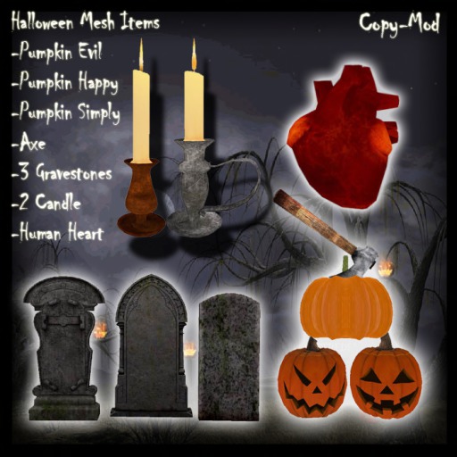 10 Halloween Items-Copy-Modify - Halloween Stuff - Halloween Decor