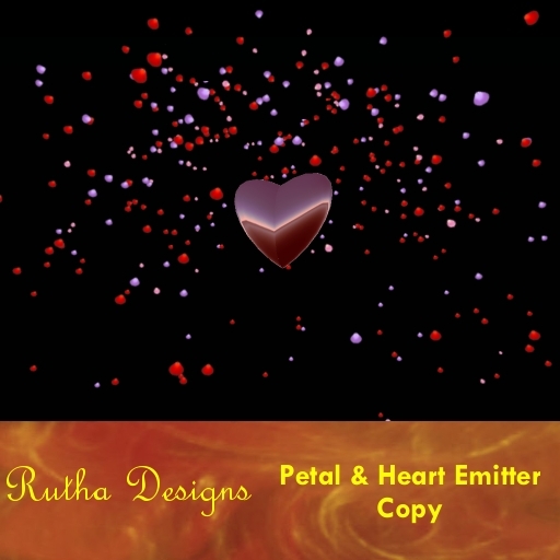 Valentine's Petal & Heart Emitter