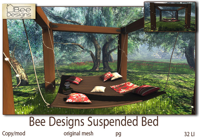 .:Bee Designs :.Suspended bed pg