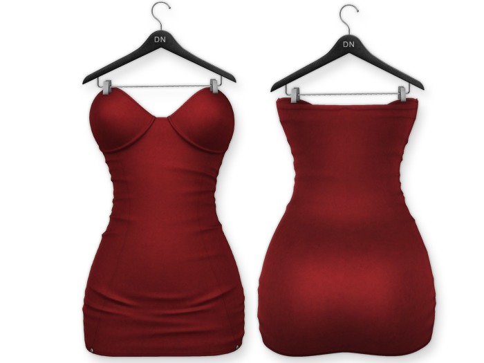 Ducknipple: Mini Dress v3 - Red