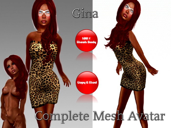 Promo: Gina ~ Complete mesh avatar