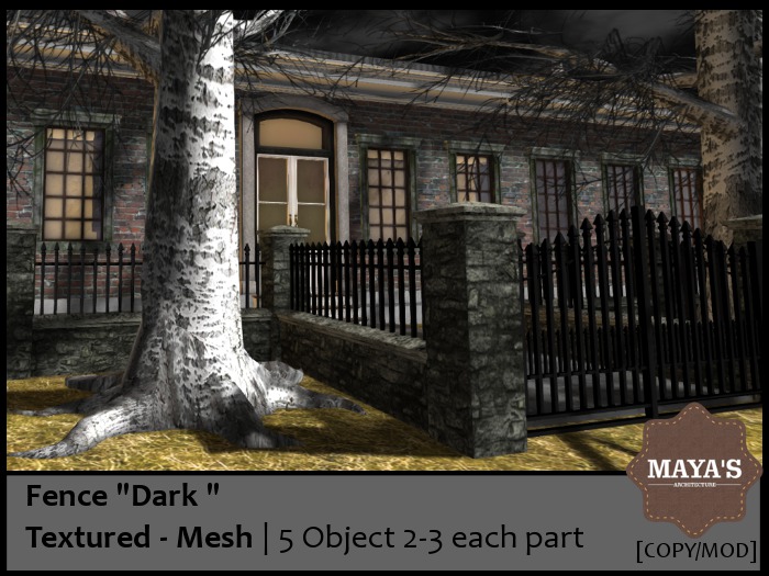 Mayas - Garden Fence Dark