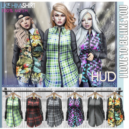 NS::  LIKE HIM SHIRT (HUD)