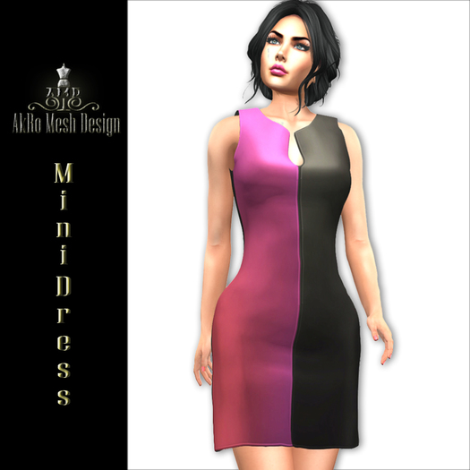 ~~*AMD*~~AkRo Mini Dress_Clasic & Fitted_Full Perm_Mesh