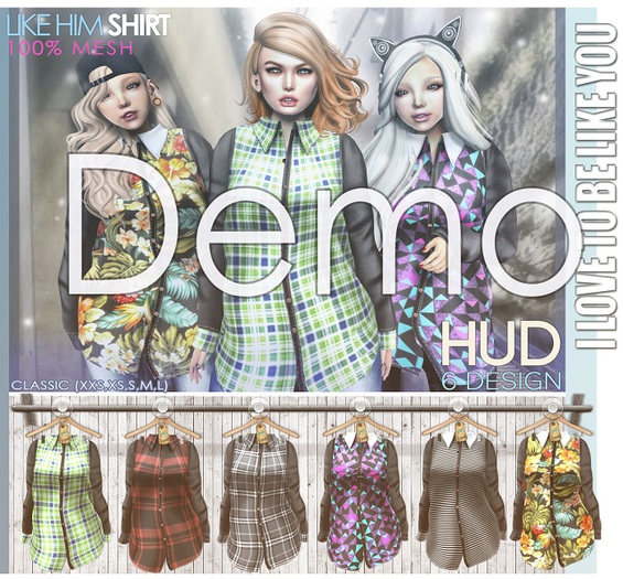 DEMO NS::  LIKE HIM SHIRT