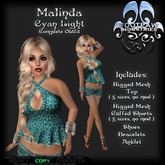 [FPI] Malinda Cyan - Lovely Rigged Mesh Top & Shorts with Bracelets and Shoes