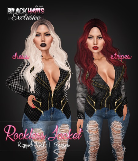 BLACK HAUS - Rockless Jacket Stripes Gold