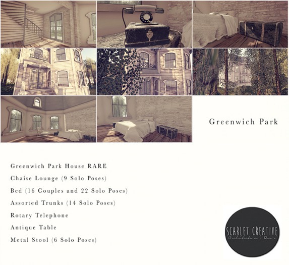 Scarlet Creative Greenwich Park House MT Boxed RARE