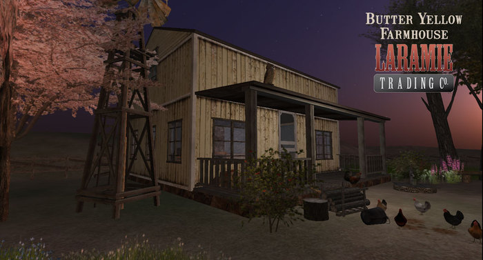 [Laramie Traders] Butter Yellow Farmhouse-Boxed