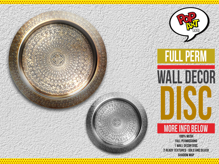 Pop Art Store - Wall Decor Disc - Full Perm