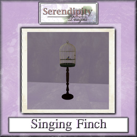 Serendipity Designs - Singing Finch - [Boxed]