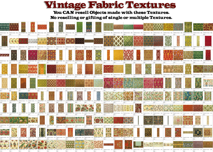 Clothing Textures Fabric Textures - Vintage,Textile ,Fabric, floral, calico shabby chic - FULL PERMI