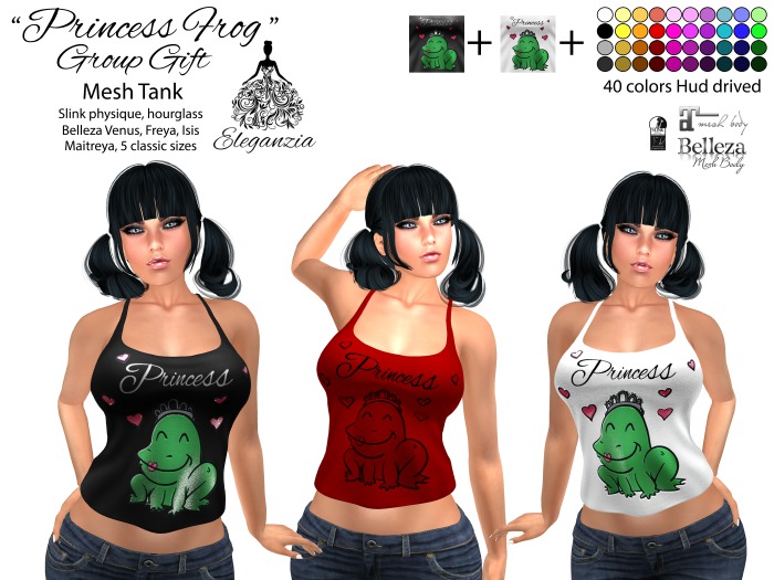 Eleganzia Princess Frog GroupGift