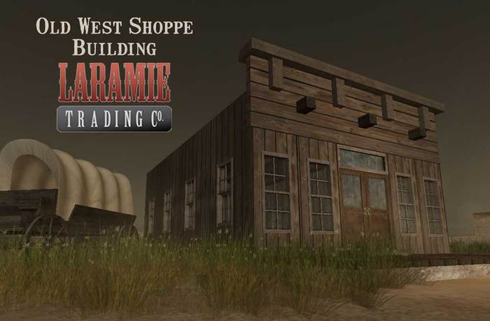 [Laramie Traders] Old West Single Story Shop-Partial Mesh-Boxed