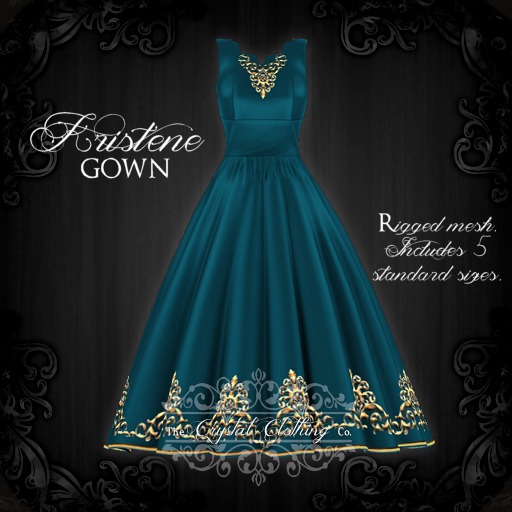 [K~*~S] Kristene - Gown - Azure