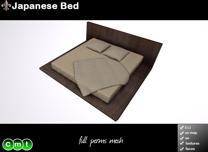 ----- LS Inc. Full Perms Japanese Bed -----
