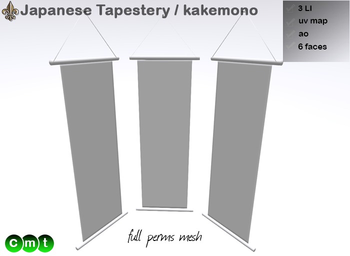 ----- LS Inc. Full Perms Japanese Tapestry / kakemono -----