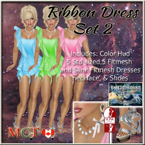 Ribbon Dress Color Set 2