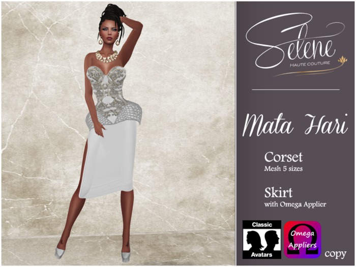 [Selene Creations] Mata Hari Pale Grey