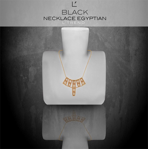 L'TREND PROMOTIONAL NECKLACE - BLACK