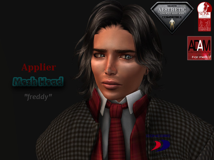::::CONCORD:::: Applier Mesh Head "Freddy" HUD 2