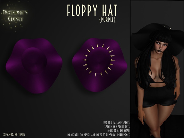 Nocturnia~Purple Hat