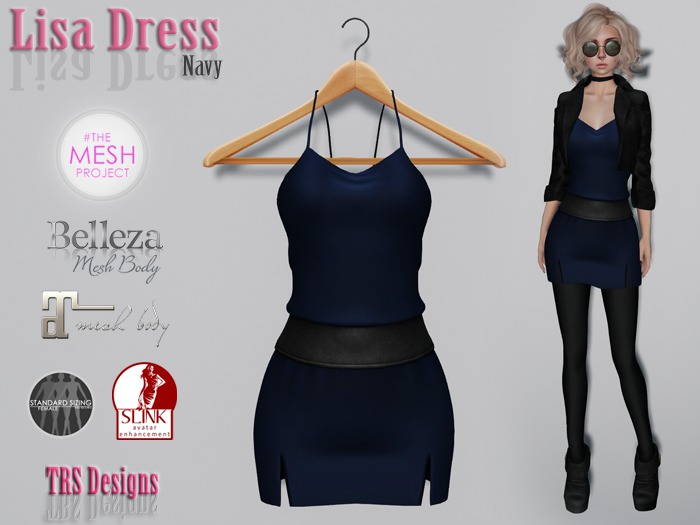 Lisa Dress Navy