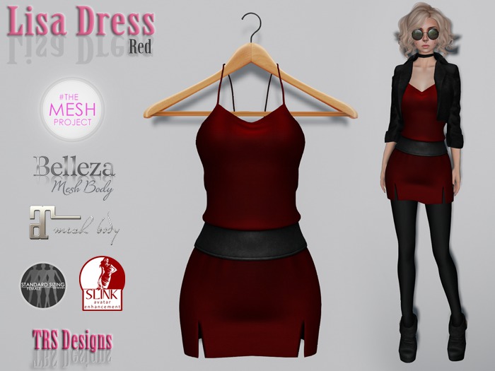 Lisa Dress Red