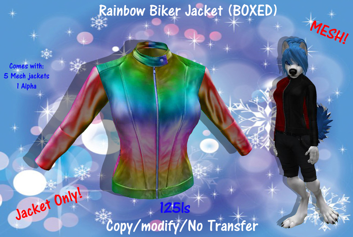 Rainbow Biker Jacket (BOXED)