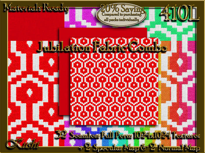 Jubilation COMBO Fabric Seamless Texture