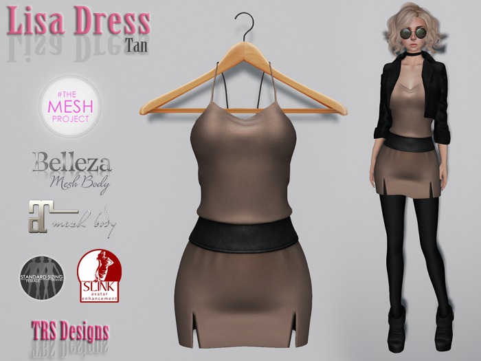 Lisa Dress Tan