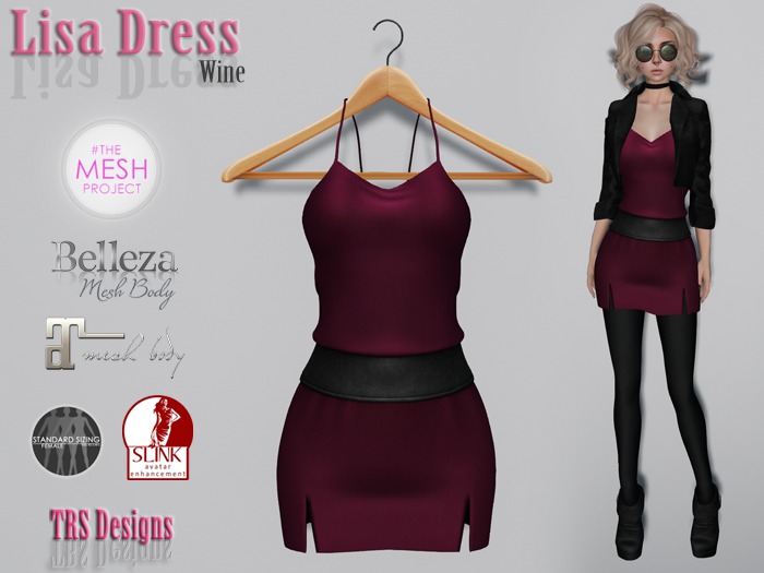 Lisa Dress Wine