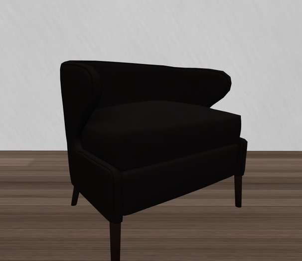Accent Brown Chair 2 Prim