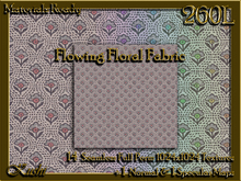 Flowing Floral Fabric Seamless Textures