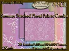 !Kushi! SummerStitchedFloralCOMBO Textures -WEAR TO UNPACK