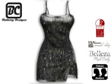 [Bathory DGS] Cami Dress Glam Black (MAITREYA, SLINK, BELLEZA)