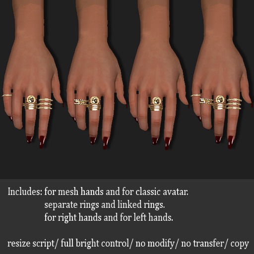 Ring Multi-03 Gold     -RYCA-