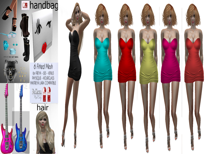 FIRU_FITMESH_COME DRESS