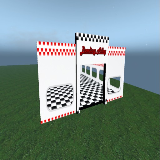 Bowling Alley Version 2 Black/Red