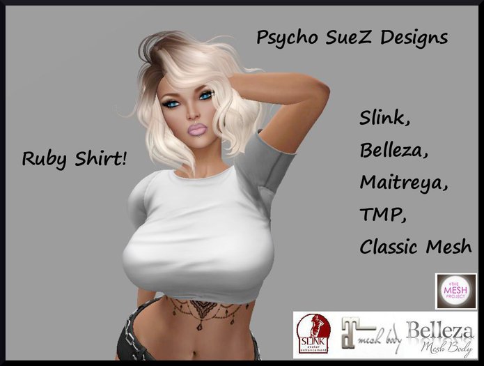 PSD RUBY SHIRT VIVID WHITE