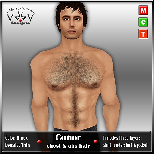 The BODY HAiR SHOP - Chest & Abs Hair {Conor}