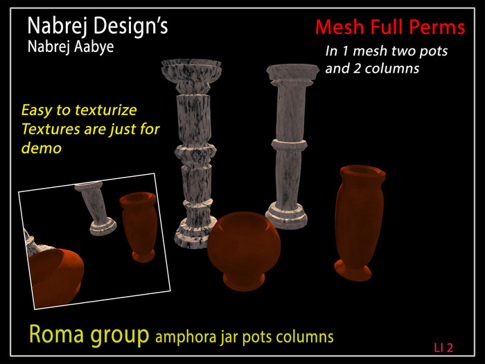 Roma group texturized Full perms