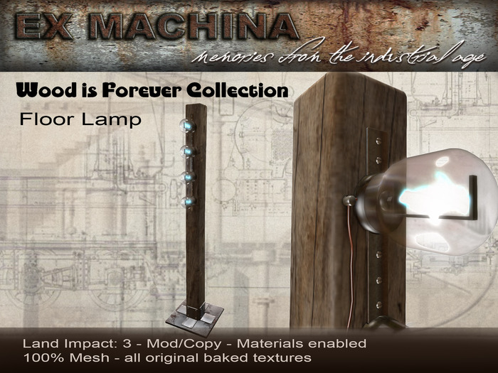 Wood is Forever - Floor Lamp