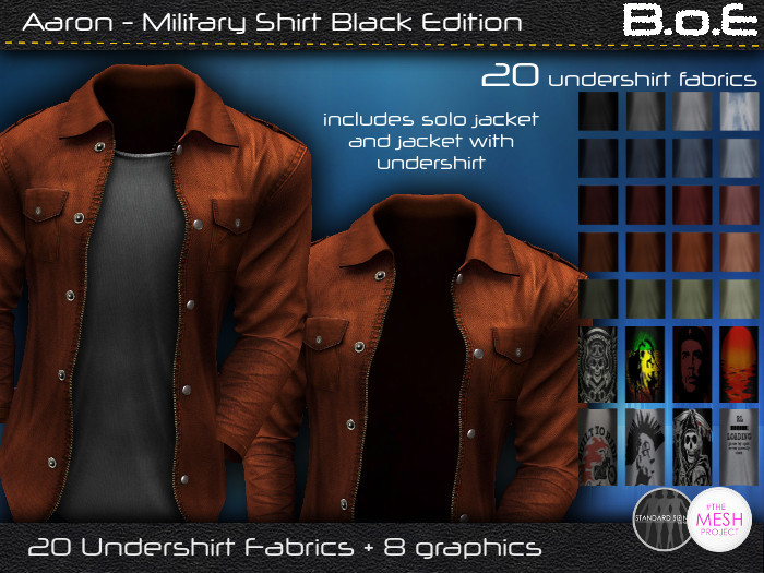 BoE - Aaron Military Shirt Brown