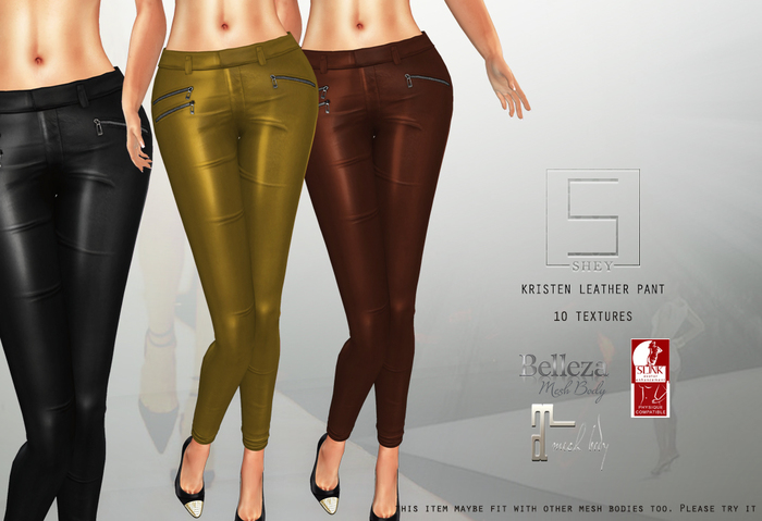 SHEY - Kristen Leather Pant