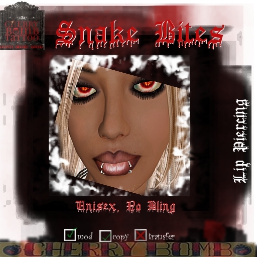 Snake Bites    ++ Lip Piercing ++