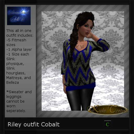 Riley outfit Cobalt