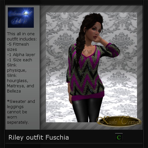 Riley outfit Fuschia